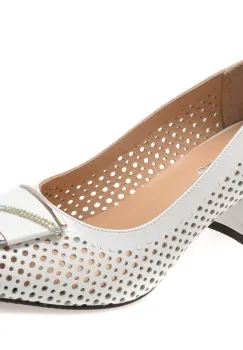 Pantofi IMAGE albi, 6191391, din piele naturala lacuita imagine