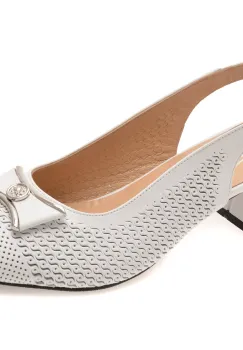 Pantofi IMAGE albi, 6192431, din piele naturala imagine