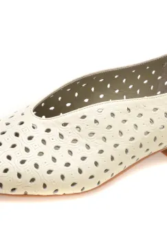 Pantofi IMAGE bej, 16704, din piele naturala imagine