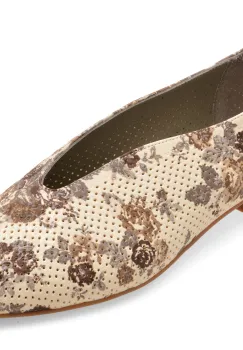 Pantofi IMAGE bej, 16715, din piele naturala imagine