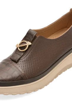 Pantofi IMAGE maro, 381132, din piele naturala imagine