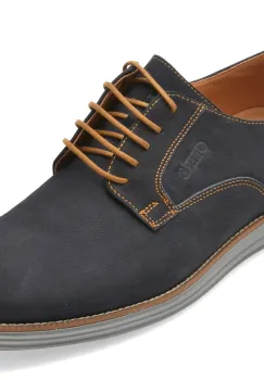 Pantofi OTTER bleumarin, A35, din nabuc imagine