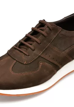 Pantofi OTTER maro, 23081, din nabuc imagine