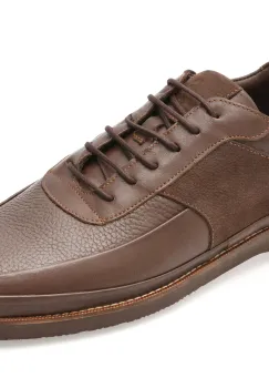 Pantofi OTTER maro, 813, din piele naturala imagine