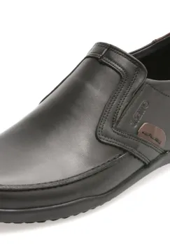 Pantofi OTTER negri, 220, din piele naturala imagine