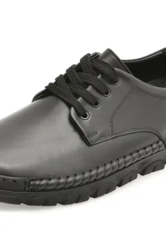 Pantofi OTTER negri, DD1106, din piele naturala imagine