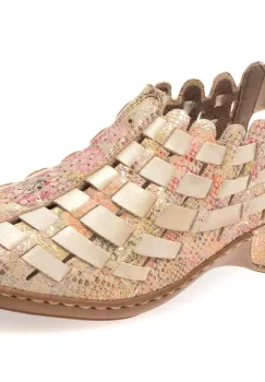 Pantofi RIEKER bej, 47156, din piele ecologica imagine