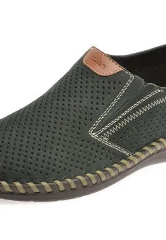 Pantofi RIEKER bleumarin, B2465, din piele naturala imagine