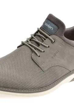 Pantofi RIEKER gri, 14450, din piele ecologica imagine