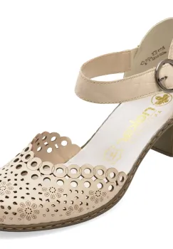 Pantofi RIEKER gri, 40902, din piele naturala imagine