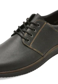 Pantofi RIEKER negri, 10424, din piele naturala imagine