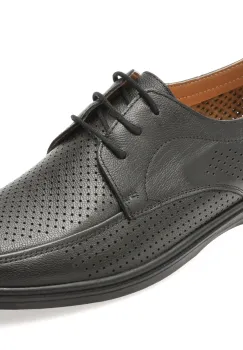 Pantofi SHOWMAN negri, SH8503, din piele naturala imagine