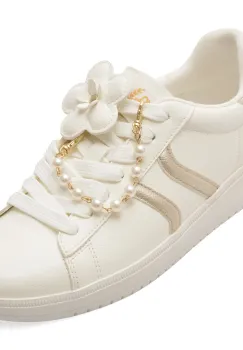 Pantofi sport ALDO albi, CHICSNEAKER 2172, din piele ecologica imagine