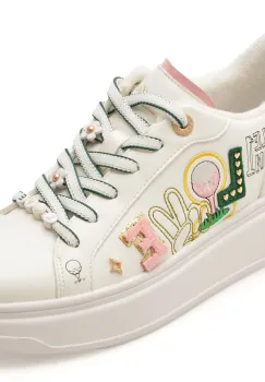 Pantofi sport ALDO albi, FOREMORE 138, din piele ecologica imagine