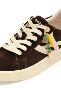 Pantofi sport ALDO maro, MTL72 SNEAKER, din piele intoarsa imagine