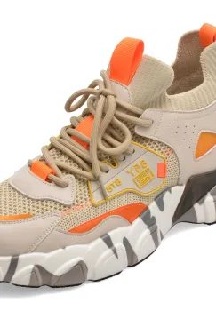 Pantofi sport BITE THE BULLET bej, 23168, din material textil imagine