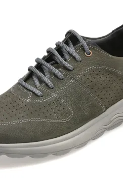 Pantofi sport BITE THE BULLET gri, SF6031, din nabuc imagine