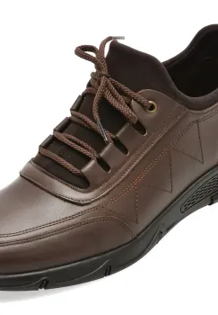 Pantofi sport BITE THE BULLET maro, R114, din piele naturala imagine