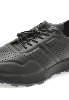 Pantofi sport BITE THE BULLET negri, OY5175, din piele naturala imagine