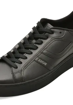 Pantofi sport BOSS negri, 2636, din piele ecologica imagine
