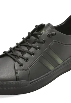 Pantofi sport CARIBU negri, V260005, din piele naturala imagine