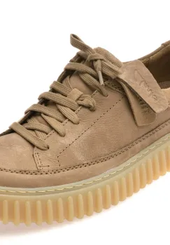 Pantofi sport CLARKS gri, TORHILL LACE, din nabuc imagine