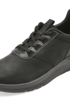 Pantofi sport CLARKS negri, MOTION TREK LX, din piele naturala imagine