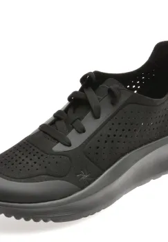 Pantofi sport CLARKS negri, SOLEVANA TIE, din material textil imagine
