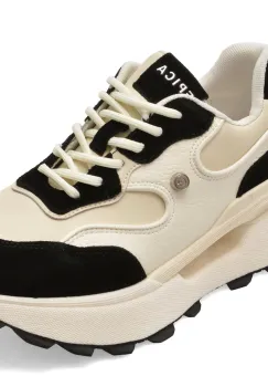 Pantofi sport EPICA alb-negru, 5371, din piele naturala imagine