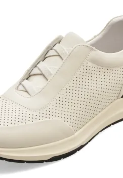 Pantofi sport EPICA albi, 59875, din piele naturala imagine