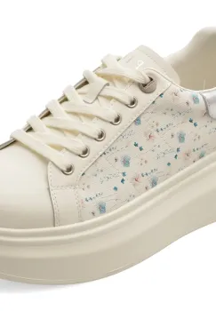 Pantofi sport EPICA albi, 706, din piele naturala imagine