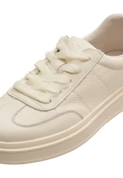 Pantofi sport EPICA albi, C1991, din piele naturala imagine