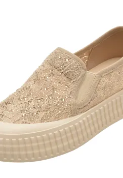 Pantofi sport EPICA bej, 5327, din material textil imagine