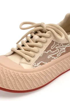 Pantofi sport EPICA bej, 8895, din material textil imagine