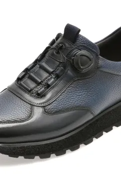 Pantofi sport EPICA bleumarin, G48, din piele naturala imagine