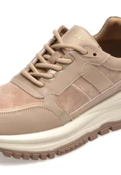 Pantofi sport EPICA gri, QS319, din piele naturala imagine