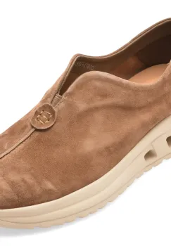 Pantofi sport EPICA gri, QS872, din piele intoarsa imagine