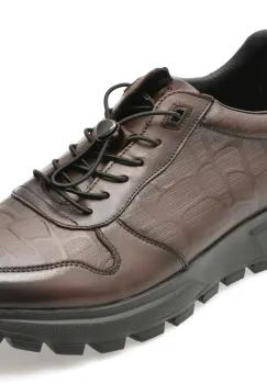 Pantofi sport EPICA maro, 9750, din piele naturala imagine