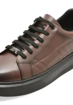 Pantofi sport EPICA maro, T8900, din piele naturala imagine