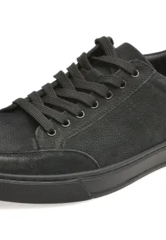 Pantofi sport EPICA negri, 1298, din piele naturala imagine