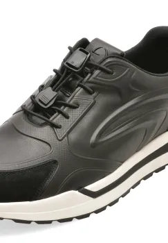 Pantofi sport EPICA negri, 18981, din piele naturala imagine