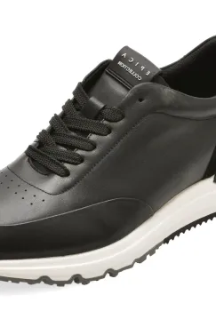 Pantofi sport EPICA negri, 19358, din piele naturala imagine