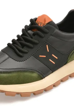 Pantofi sport EPICA negri, 31231, din piele naturala imagine