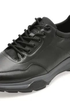 Pantofi sport EPICA negri, 58213, din piele naturala imagine