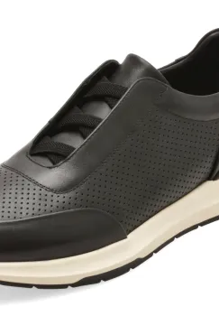 Pantofi sport EPICA negri, 59875, din piele naturala imagine