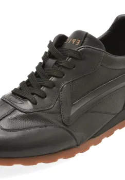 Pantofi sport EPICA negri, 59877, din piele naturala imagine