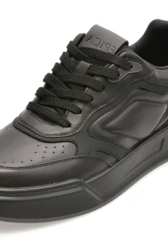 Pantofi sport EPICA negri, 6005, din piele naturala imagine