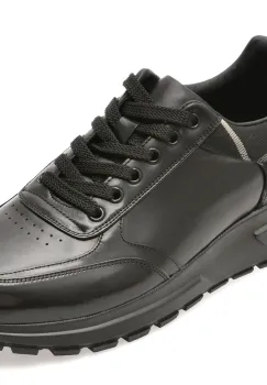 Pantofi sport EPICA negri, 6067, din piele naturala imagine