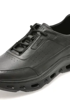 Pantofi sport EPICA negri, RF723, din piele naturala imagine