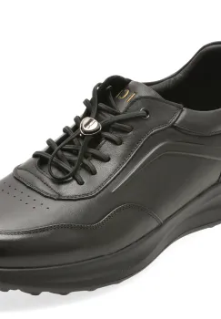 Pantofi sport EPICA negri, T25223, din piele naturala imagine